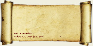 Josif Selenić vizit kartica